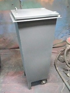 Контейнер ТБО 240 литров металлический