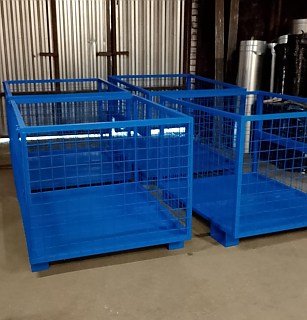 Контейнер-сетка штабелируемый