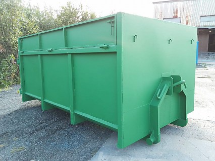 Контейнер для мусора КРЛ пухто 14 м3 зелёный